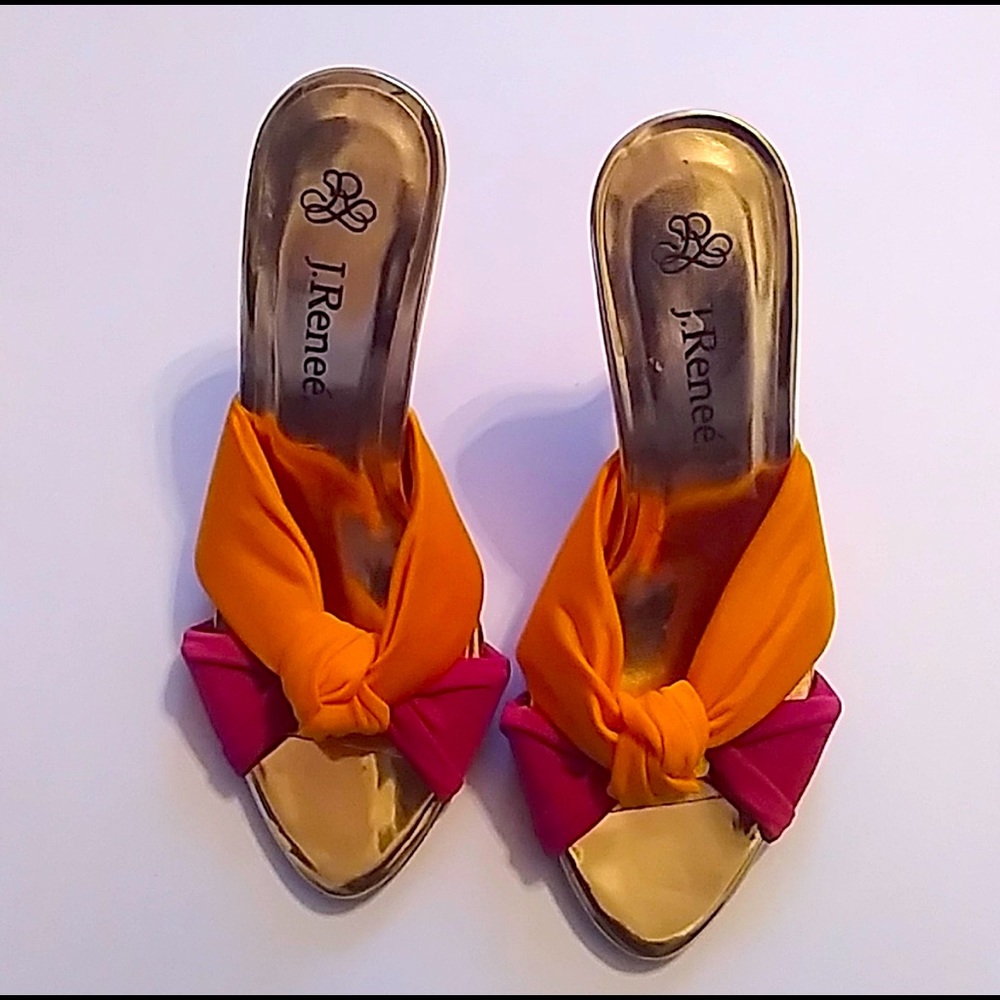 J.Renee Women's slide on heels size 5